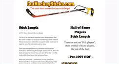 Desktop Screenshot of cuthockeysticks.com